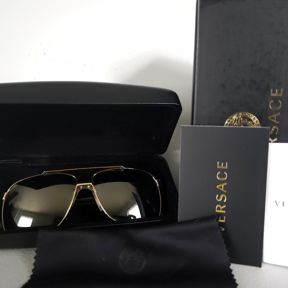 Gold Versace Sunglasses